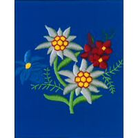 Grembiule tirolese "Blume"