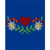 Tiroler Schurz Blume mit Herz