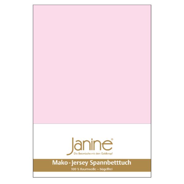 Lenzuolo angoli Mako-Jersey fine 5007 rosa pallido