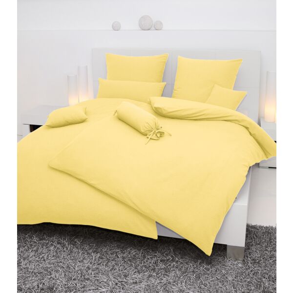 Copripiumini non stiro Piano giallo 150x220 cm