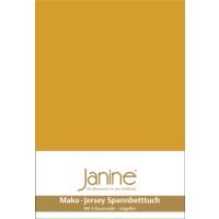 Spannbetttuch Mako-Feinjersey 5007 honiggold 180x200 cm