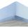 Vivacolor Spannbettlaken aus Baumwolle - Hellblau 80-100 x 200 cm  - Hellblau
