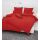 Bügelfreie Bettwäsche Piano rot 135x200 cm + 60x80 cm