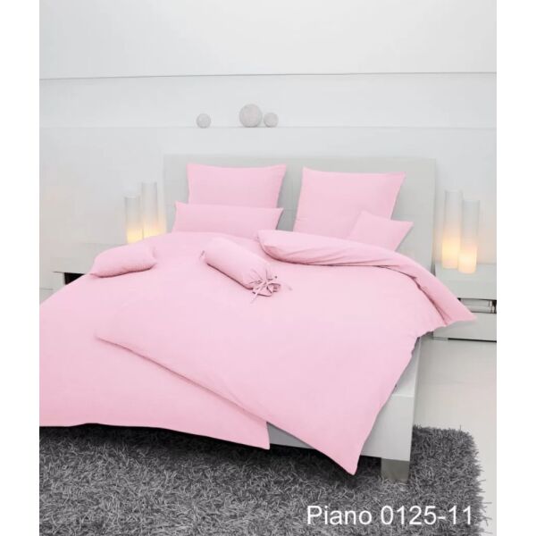 Copripiumini non stiro Piano rosa tenue 250x200 cm + 2 x 60x80 cm