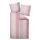 Janine Mako Soft Seersucker Biancheria da letto Tango rosa 135x200 cm + 60x80 cm